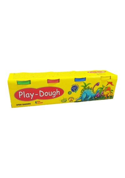 Colorbank Renkli Oyun Hamuru 4lü Kırmızı-mavi-sarı-yeşil
