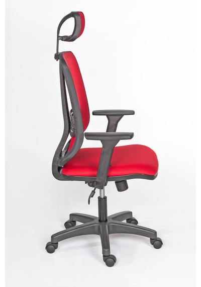 Selecta Güçlendirilmiş Polimer Ayaklı Büro Ve Yönetici Koltuğu Kırmızı