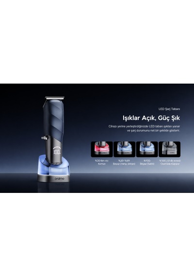 Oraimo Profesyonel Saç Ve Sakal Kesme Makinesi Otr-580p Deep Blue