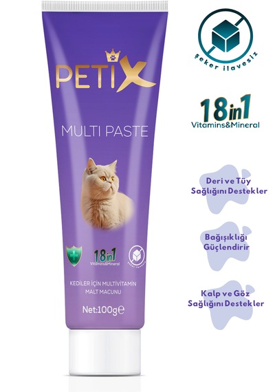 Petix Multivitamin Kedi Macunu ve Tüy Yumağı Önleyici 2 x 100 G