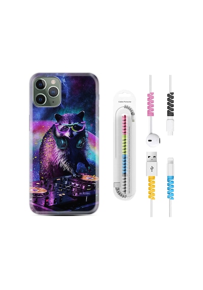 Apple Uyumlu iPhone 13 Pro Max Kılıf Kablo Koruyuculu Dj 1821