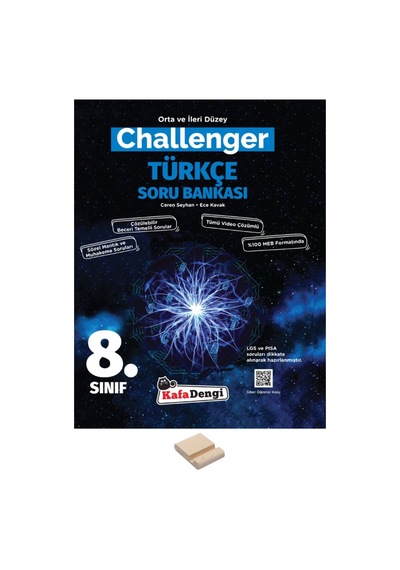 Lgs 8. Sınıf Challenger Türkçe Soru Bankası Ve Telefon Standı