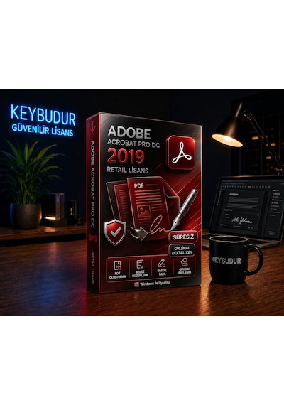 Adobe Acrobat Pro Dc 2019 Retail Lisans Key Satın Al Süresiz