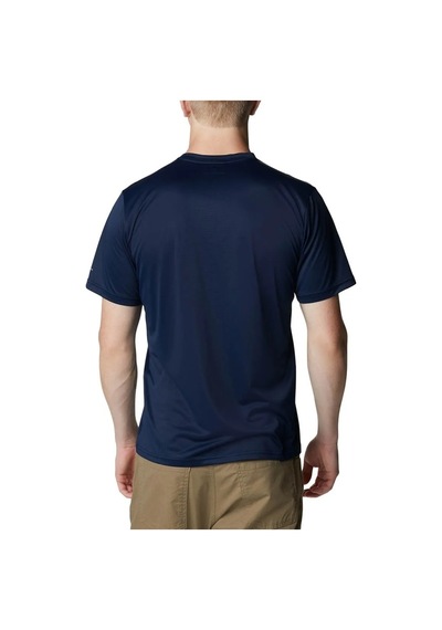 Columbia Hike Crew Short Sleeve Shirt Erkek Lacivert Tişört Ao1419-465 001