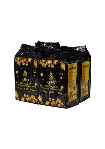 Kefo Gold 25 Mm 4 Kg Hindistan Cevizi Kömürü