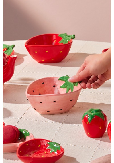 Karaca Strawberry Kase 15 Cm Pembe