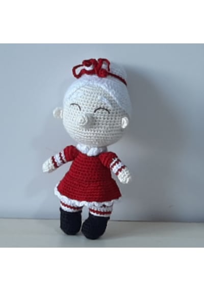 Amigurumi Örgü Oyuncak Yılbaşı Noel Anne