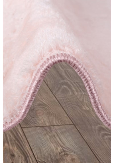 Elite Pudra 120x180 Cm Büyük Ebat Pufidik Banyo Halısı Köşeli Pudra
