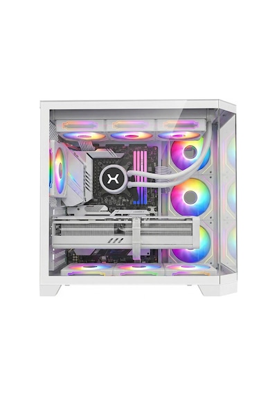 Xaser Ghost X280 Ryzen 5 7600 16gb Ram 512gb M.2 Nvme Ssd 12gb Rtx5070 Sıvı Soğutmalı Oyuncu Bilgisayarı Diğer