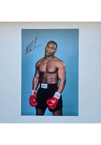 Mike Tyson 20x30 Cm Boyutunda Islak İmzalı Fotoğraf Ömür Boyu Co