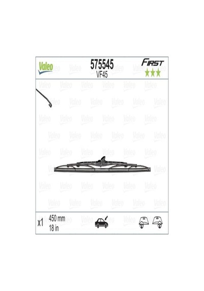 575545 Silecek Seti First 450mm Adet Wh322953