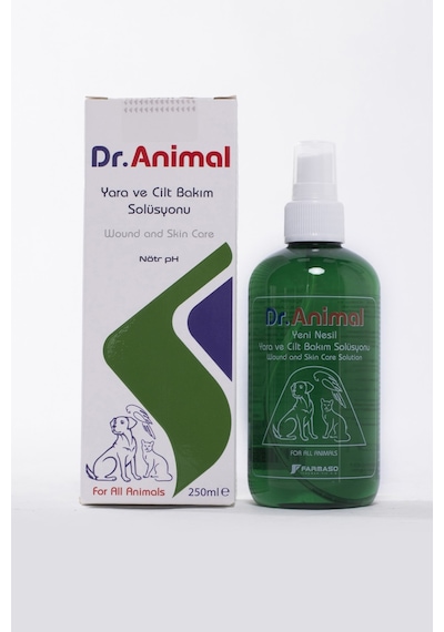 Dr. Animal Dr Animal 250 Ml Kedi Ve Köpekler İçin Pati Deri Meme Göz Ve Kulak Temizlik Bakım Solüsyonu