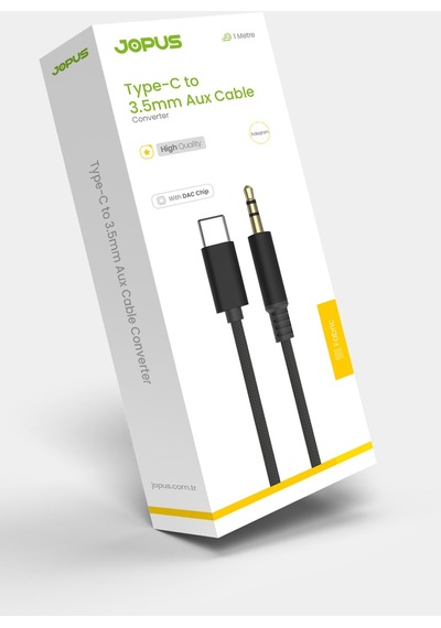 Jopus JO-TY07 Universal Type C DAC Aux Dönüştürücü Kablo