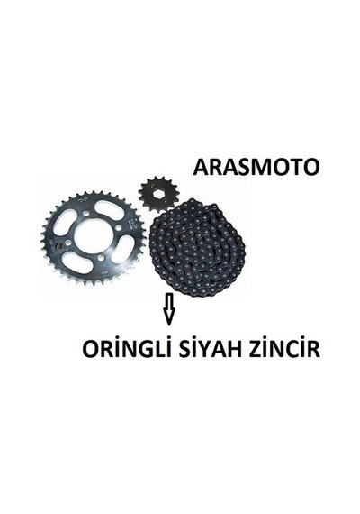 Bajaj Discover 150 F- 150 S Oringli Zincir Dişli Seti Kaliteli S