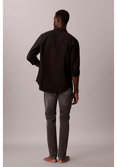 Calvin Klein Erkek Slim Taper Hearst Dar Paça Jean Pantolon - Gri Hearst Grey