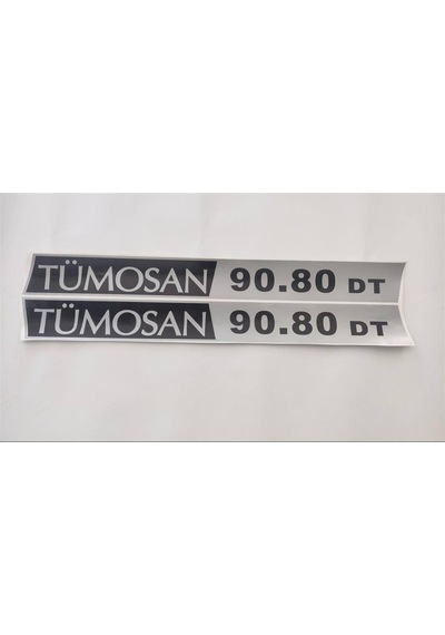 Tümosan Klasik 90.80 DT Yan Yazı Tanıtım Etiketi 2010 ve üstü Model Sağ - Sol Takım