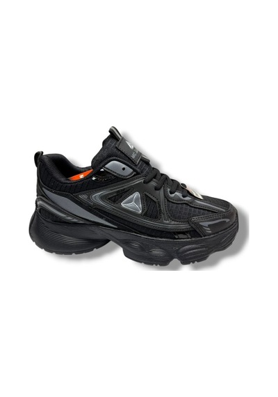 Marco Jamper 2411-26 Cilt Deri Anorak Anatomik Sneaker Siyah Gümüş 36-40 Siyah