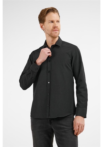 İmza Siyah - Beyaz Kendinden Desenli Sert Yaka Uzun Kol Cepsiz Slim Fit Pamuklu Gömlek 1004255216 Siyah - Beyaz İmza Siyah - Beyaz Kendinden Desenli Sert Yaka Uzun Kol Cepsiz Slim Fit Pamuklu Gömlek 1004255216 Siyah - Beyaz