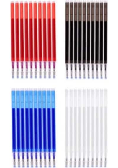 Isı Ile Uçan Silinebilen Refill Kalem Içi Kırmızı-Siyah-Beyaz-Ma