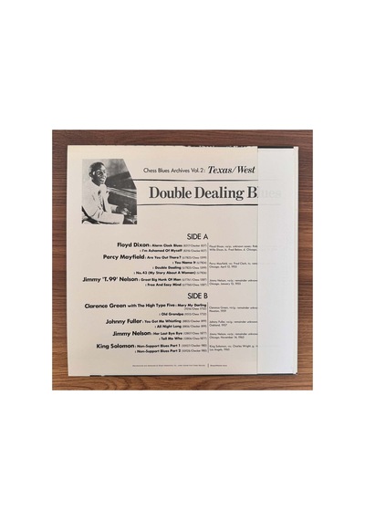 Double Dealing Blues - Chess Blues Archives Vol.2: Texas / West Coast