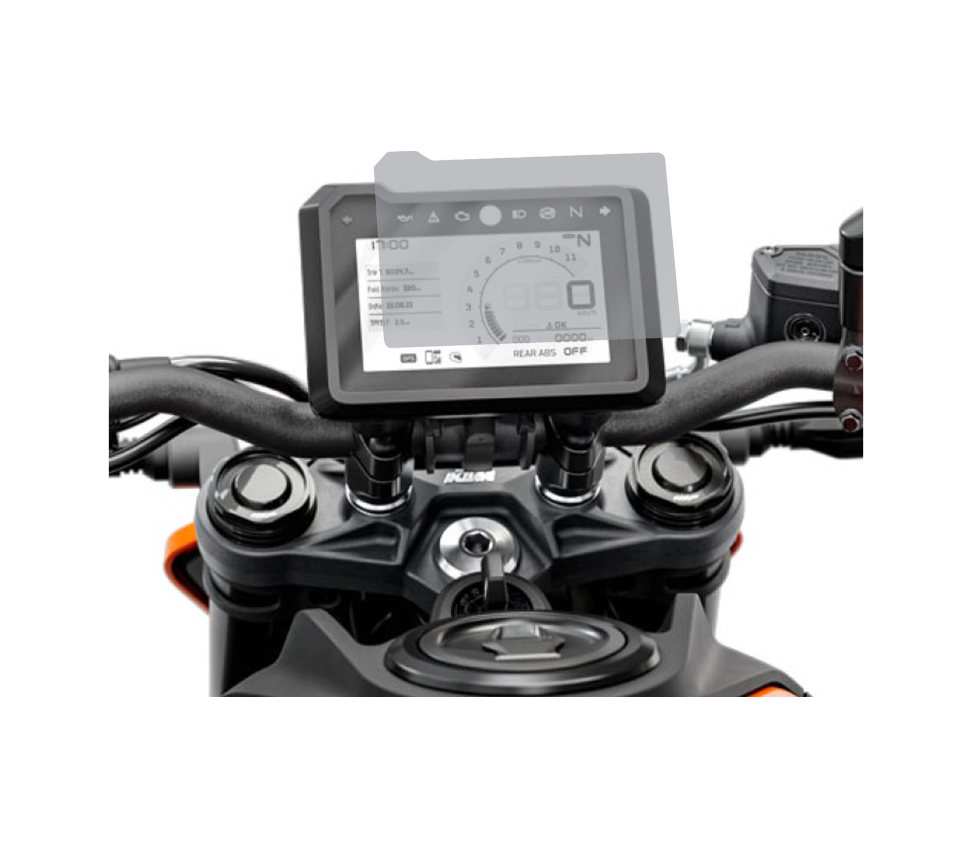 Gp Kompozit Ktm 890 Adv / Adv R 2022-2024 Uyumlu Motosiklet Ekran Koruyucu Şeffaf