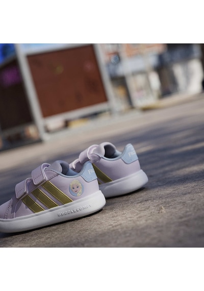Adidas Frozen Elsa Grand Court 3.0 Çocuk Pembe Sneaker Ayakkabı Jq4356 Pembe
