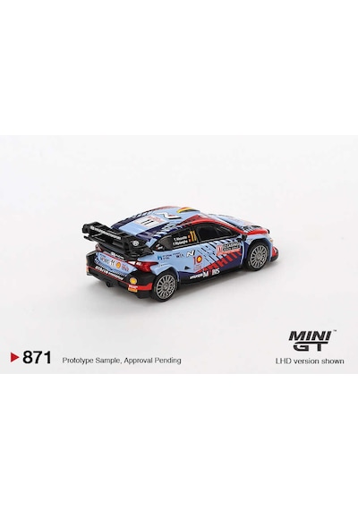 Mini Gt 1/64 871 Hyundai İ20 N Rally1 Hybrid 2024 Rallye Monte-carlo Winner