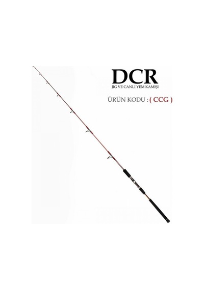 Dcr Hilal Jıg Ve Canlı Yem Kamışı 185 Cm 150-350 Bordo