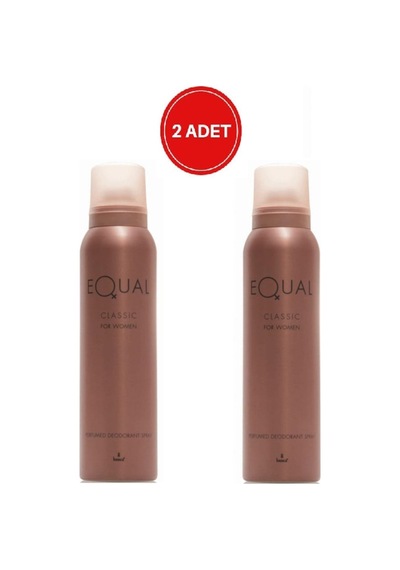 Hunca Equal Classic Kadın Sprey Deodorant 150 ML x 2