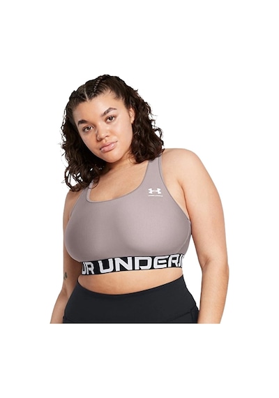 Under Armour Hg Mid Branded Kadın Sporcu Sütyeni gri