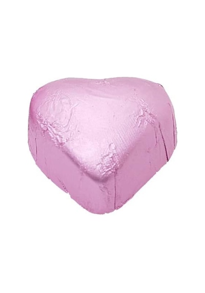 Melodi Çikolata Yaldız Mini Kalp Antep Fıstıklı Çikolata Pembe 500g