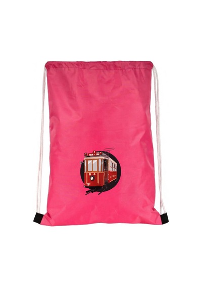 Hero Tasarım Tünel - Ipli Spor Sırt Çantası - Günlük - Okul 35 46cm One Size Inn1014 Pembe