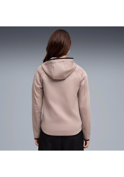 Puma Kadın Evostrıpe Full-zip Hoodie Dk Eşofman Üst 69189888 Bej