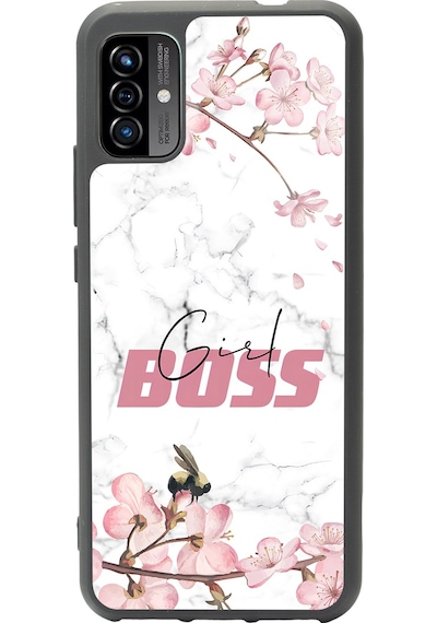 P13 Blue Max Pro Lite 2022 Sakura Girl Boss Tasarımlı Glossy Telefon Kılıfı Çok Renkli