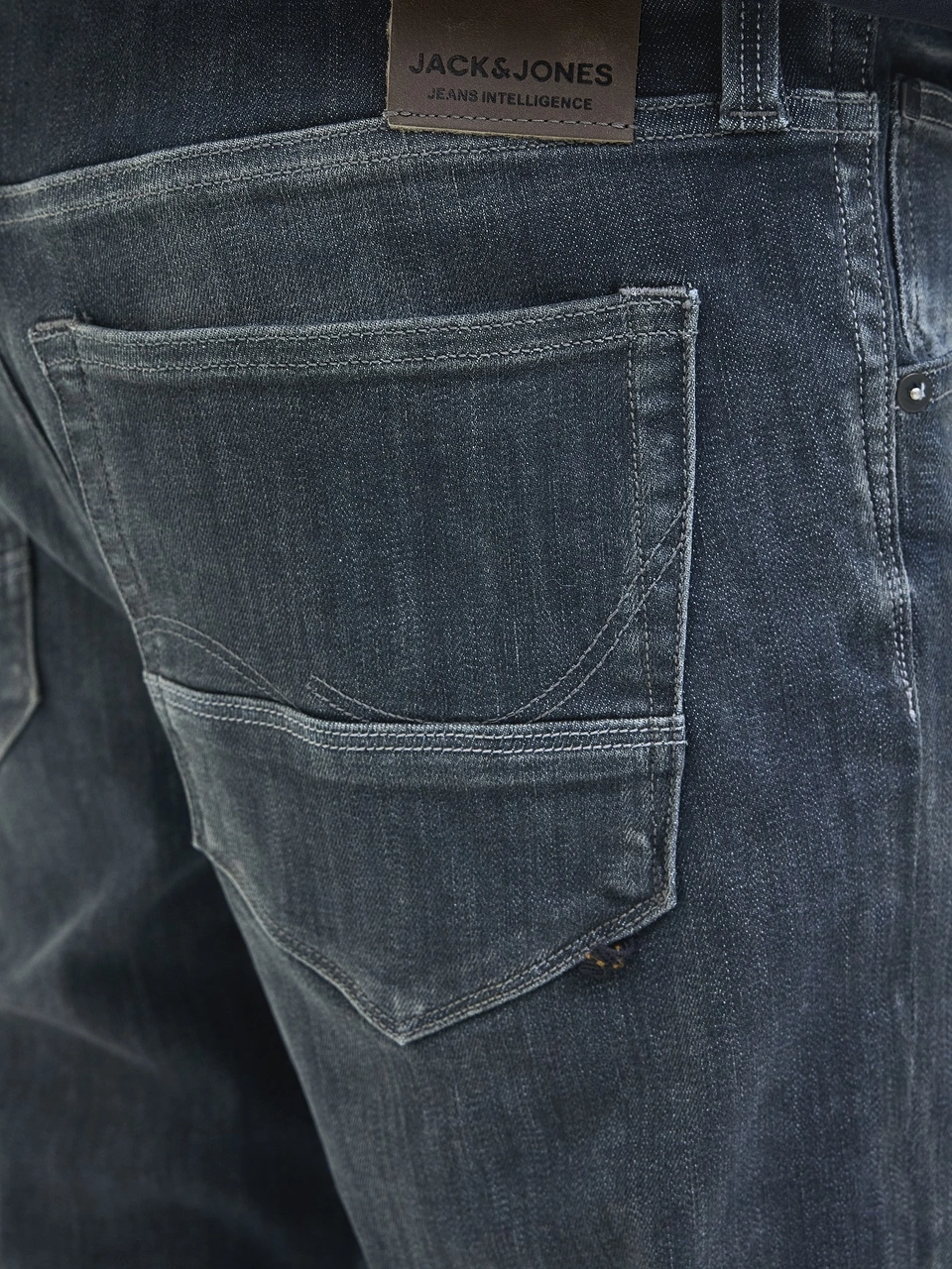 Jack & Jones Jack Jones Erkek Rahat Kesim Kot Pantolon 12278082 Mavi