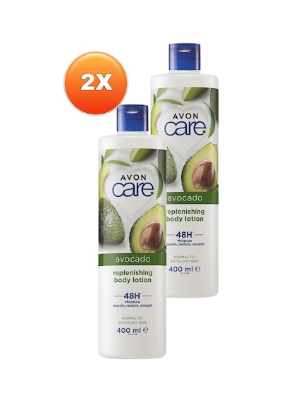 Avon Care Kuru Ciltler için Avokado Özlü Vücut Losyonu 2 x 400 ML