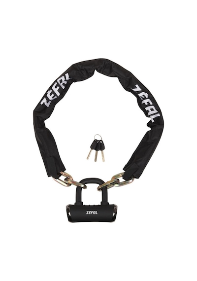 Zefal K-ttraz M18 Anahtarlı Zincir Bisiklet Kilidi 110x10mm Siyah