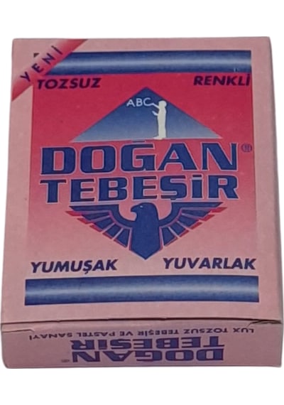Doğan Sulfatlı 12Li Renkli Klasik Tebeşir