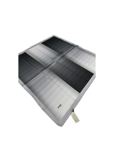 90 X 90 İpekal - Pes- Kristal Eşarp-03006 - 90 X 90 / Siyah- Gri