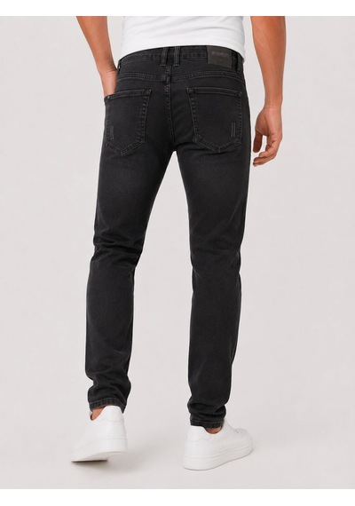 Classics Men Black Wood Erkek Slim Fit Jean Pantolon 7751 Füme