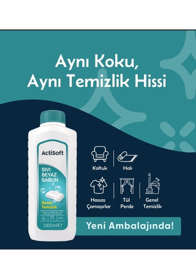 Sıvı Beyaz Sabun 1000 Ml 3 Lü Paket