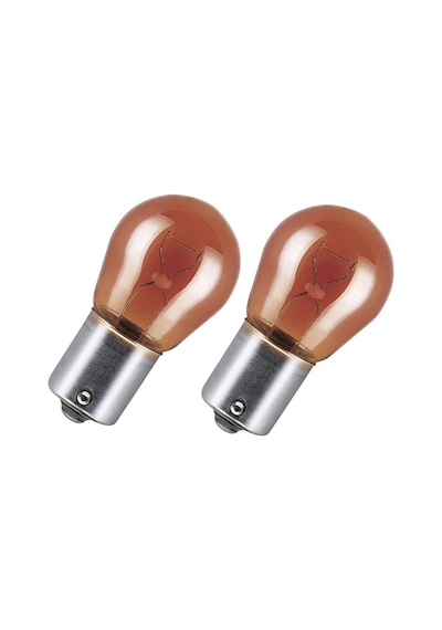Osram 7507 Py21 W Sinyal Lambası, Flaş Işığı Double Blister Turuncu 7507-02b