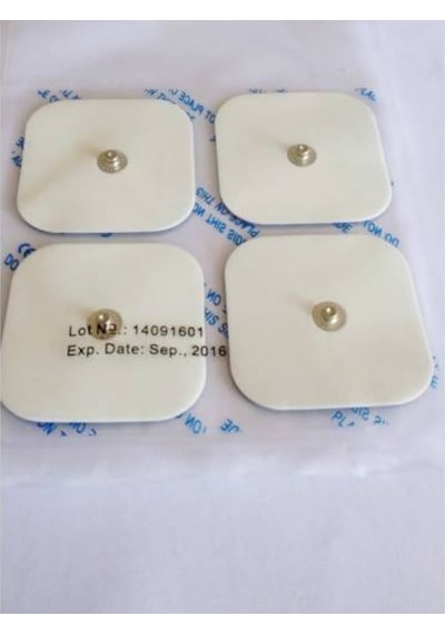 Çıtçıtlı Tens Pedi Compex & Sanitas Uyumlu Tens Elektrodu