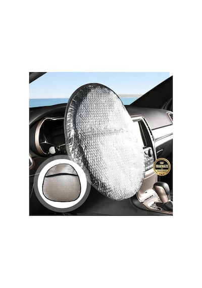 Trakmats Subaru Forester 2007-2012 İle Uyumlu Araba Direksiyon Koruyucu Güneşlik, 50x50 Cm, Güm Diğer