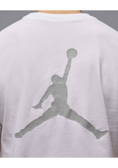 Nike Jordan Mvp Men's Jumpman T-shirt Erkek Günlük Nakış Swoosh Pamuklu Tişört Beyaz Beyaz