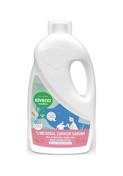 Doğal Bebek Çamaşır Sabunu Kendinden Yumuşatıcılı Bitkisel Deterjan Vegan 1000 Ml