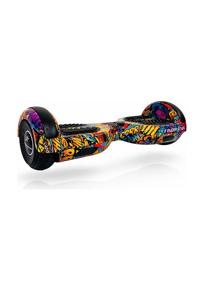 Elektrikli Kaykay Hoverboard Bluetooth Hoparlörlü RS-S5 Bang Bang Grafiti