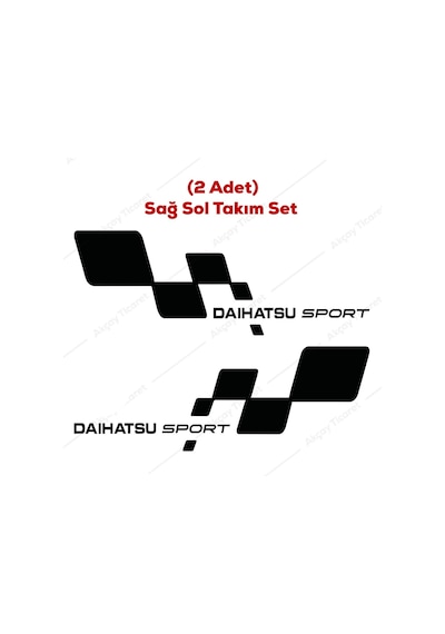 Daihatsu Kapı Altı Sticker Daihatsu Sticker Daihatsu Oto Stic...