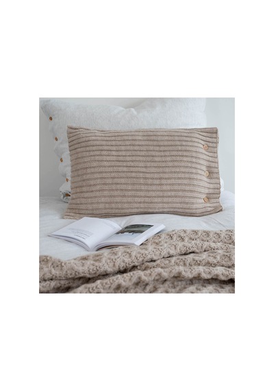 Home Kalın Örgü Battaniye Sofa & Yatak Üstü Dekoratif Battaniye 130cm X 170cm Bej Bej3 Bej3