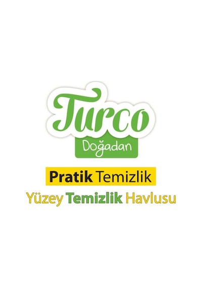 Turco Doğadan Pratik Temizlik Turco Doğadan Pratik Yüzey Temizlik Havlusu Limon 2x100 200 Yaprak Diğer